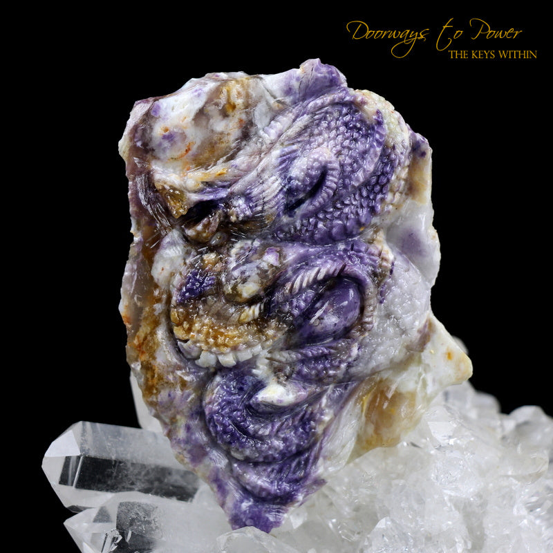 Violet Flame Opal Dragon Crystal Carving 'Collector Quality' - Doorways to  Power