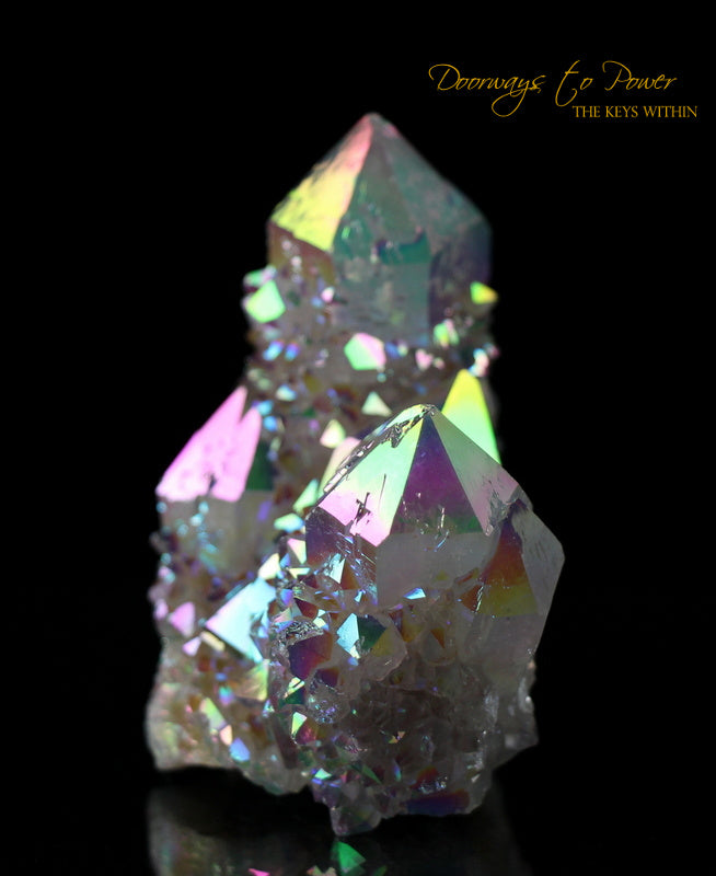 Very Beautiful Satyaloka outlet AzeztuliteQuartz Crystal Pyramid Stone 131 rams Record Keeper Synergy 12 Stones Altar Stone, Rainbow Quartz Crystal