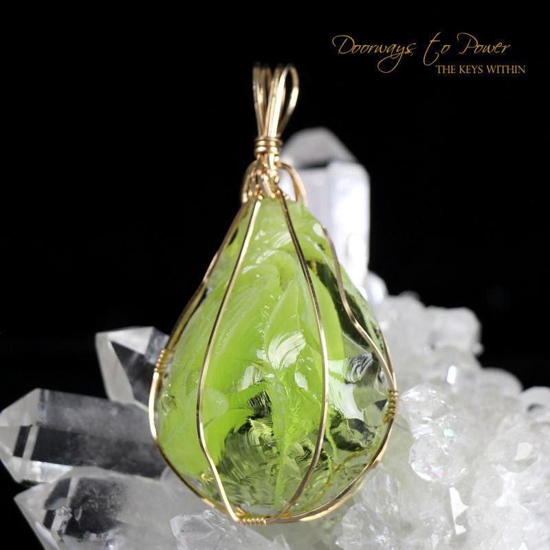 Oracle Dragon Pendant with Gemstone - Silver