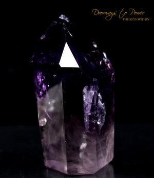 Amethyst Phantom Quartz Master Crystal Point