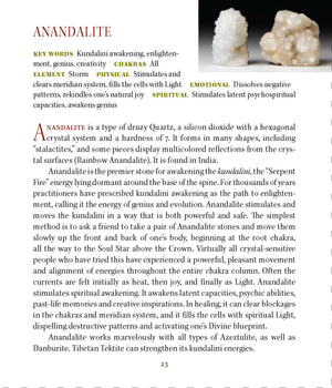 Anandalite Crystal Properties