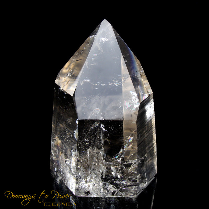 Ancient Golden Healer Lemurian Quartz Master Crystal