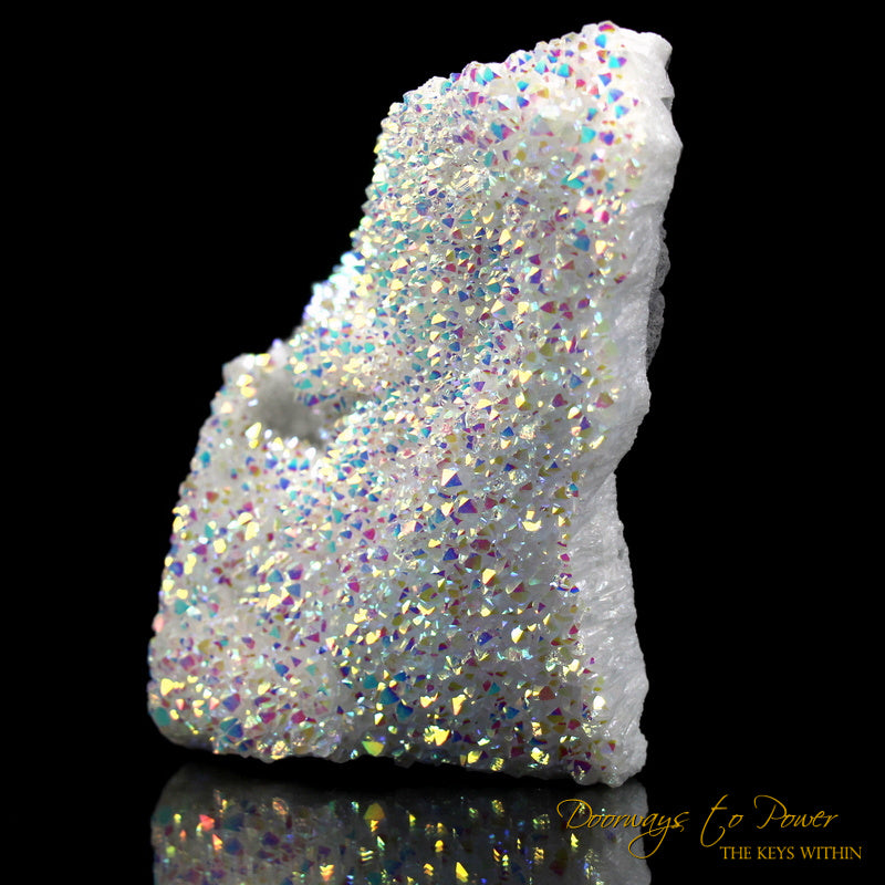 Angel Aura Druzy Spirit Quartz Crystal Altar Stone