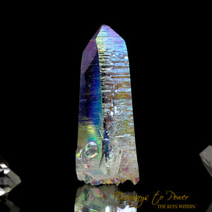 Angel Aura Lemurian Quartz Record Keeper ET Crystal