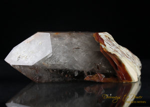 Angel Phantom Amphibole Quartz Channeling Crystal