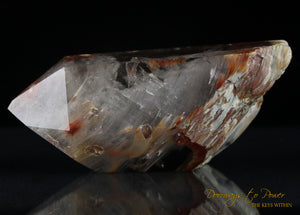 Angel Phantom Amphibole Quartz Channeling Crystal