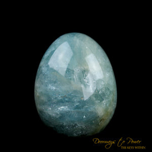 Aquamarine Cosmic Egg Crystal 'Bird of Light'