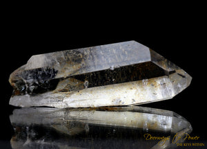 Brookite Lightning Struck Quartz Crystal