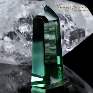 Casa Green Obsidian Master Initiation Channeling Crystal