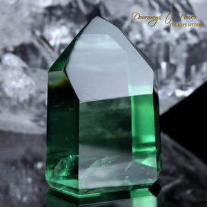 Casa Green Obsidian Master Initiation Channeling Crystal