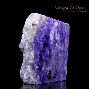 Charoite Crystal Altar Stone