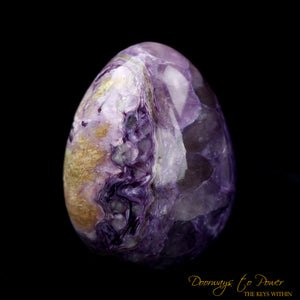 Charoite Cosmic Crystal Egg 'Bird of Light'