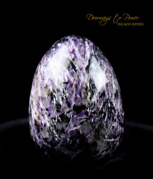 Charoite Crystal Egg