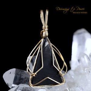 Healers Gold Crystal Pendant 14k 