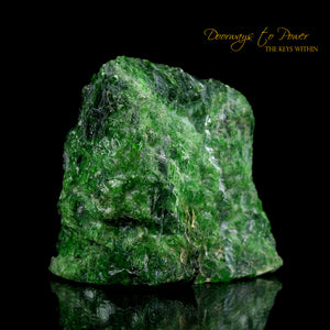 Chrome Diopside Crystal Altar Stone