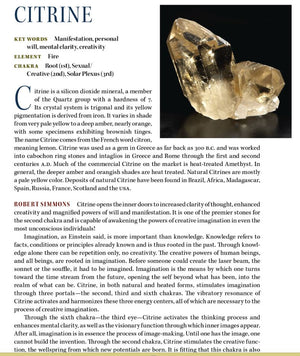 Citrine Crystal Properties 