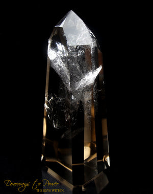 Citrine Temple Heart Dow Master Quartz Crystal Point