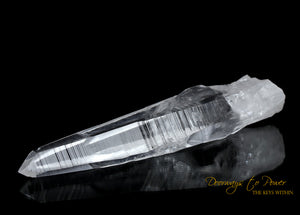 Colombian Lemurian Light Quartz Crystal Laser Wand