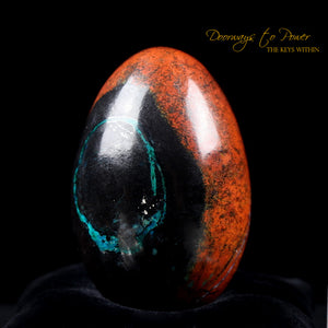 Crimson Cuprite Crystal EGG 'Bird of Light'