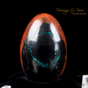 Crimson Cuprite Crystal EGG 'Bird of Light'