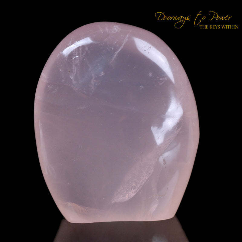 Gemmy Rose Quartz Crystal