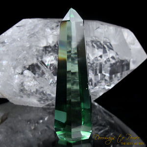 Green Obsidian Isis Crystal Point