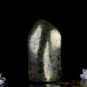 Healers Gold Crystal Altar Stone 'Alchemy & Abundance' 