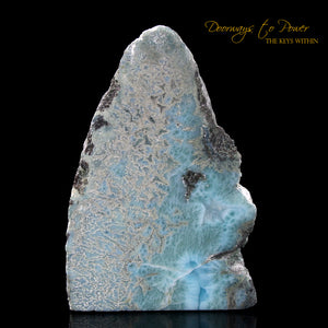 Larimar Crystal Altar Stone 'The Blue Stone of Atlantis'