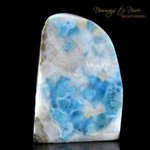 Larimar Crystal Altar Stone 'The Blue Stone of Atlantis'