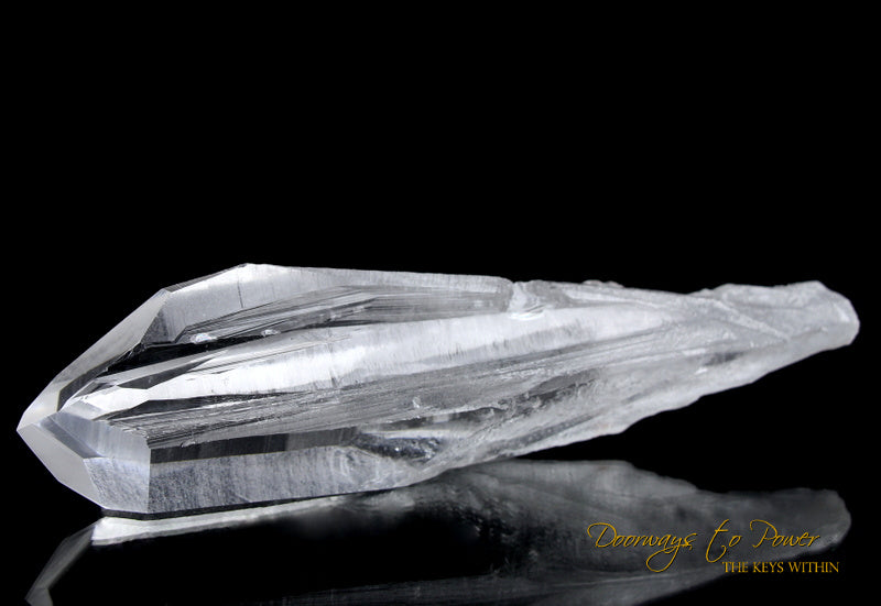 Lemurian Era Of Light Quartz Lightning Strike Crystal Power Wand