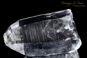 Lemurian Light Quartz Crystal Water Clear