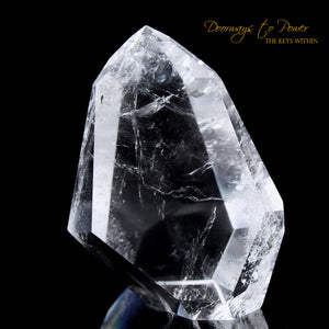 Lemurian Light Quartz Crystal 'Holographic Connection'