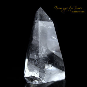 Lemurian Light Quartz Crystal 'Holographic Connection'