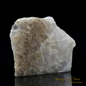 Natrolite Crystal Altar Stone Polished