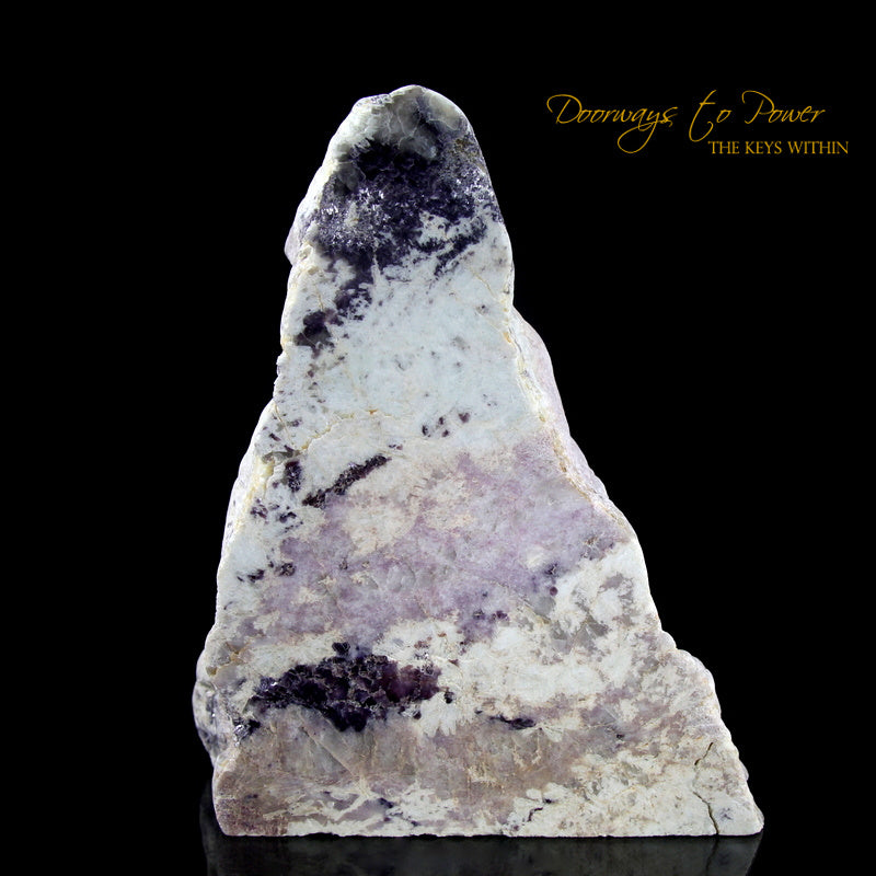 Petalite Pollucite & lepidolite Quartz Crystal Altar Stone XL