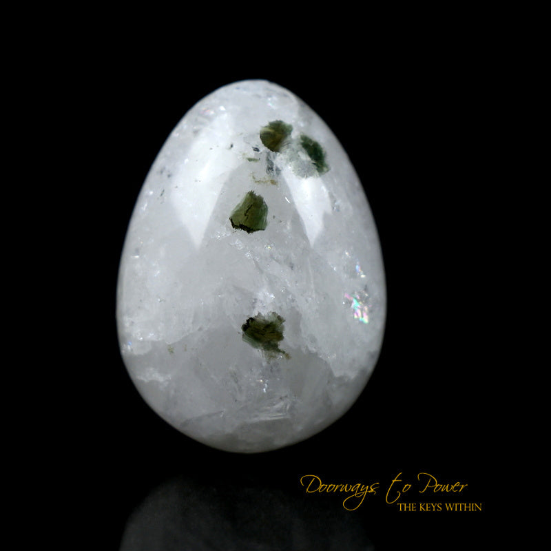 Phenacite & Tourmaline Crystal Egg 'Ascension'