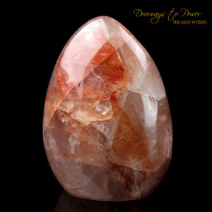 Pink Fire Azeztulite Crystal Altar Stone