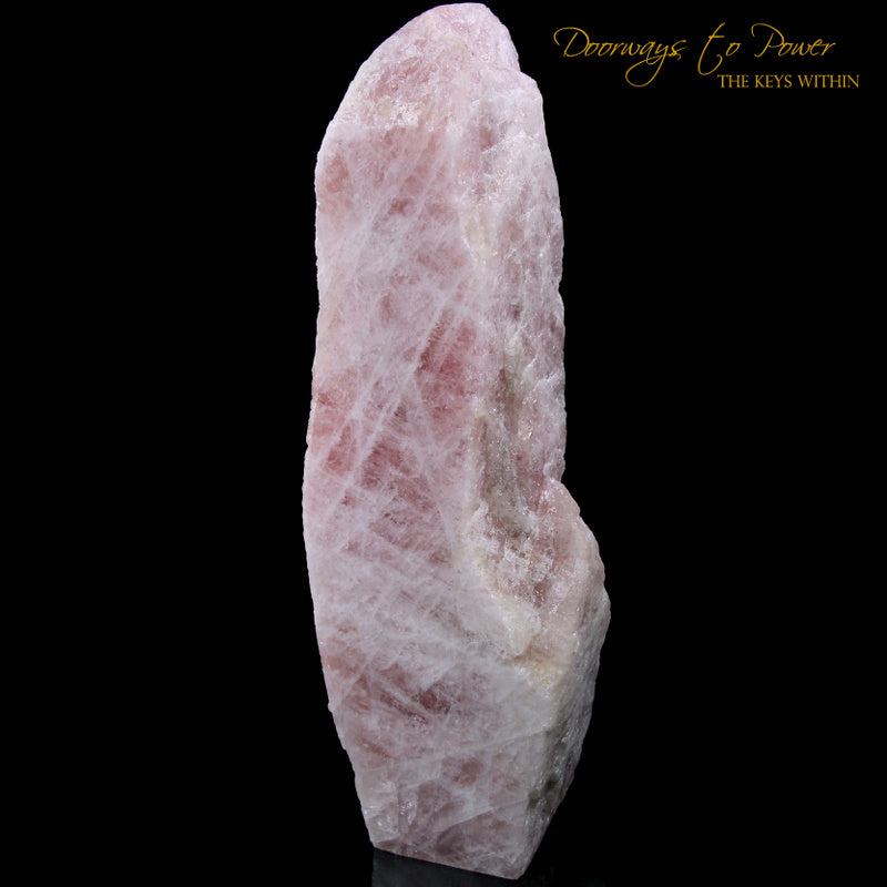 Pink Morganite Crystal Altar Stone