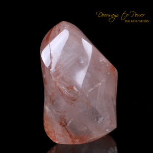 Pink Fire Azeztulite Crystal Altar Stone