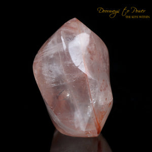 Pink Fire Azeztulite Crystal Altar Stone