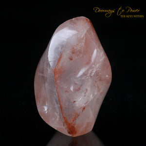 Pink Fire Azeztulite Crystal Altar Stone