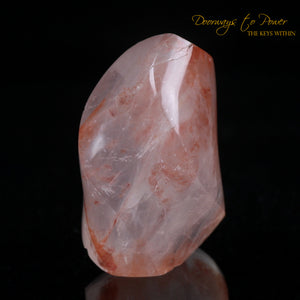 Pink Fire Azeztulite Crystal Altar Stone