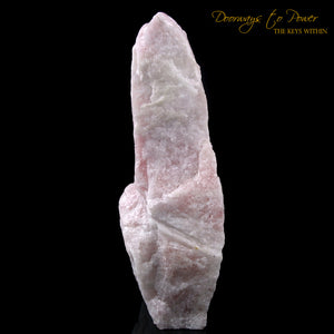 Pink Morganite Crystal Altar Stone