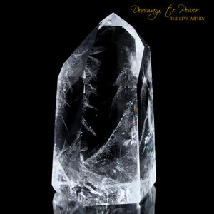 Rare Lemurian Phantom Quartz Master Crystal Point 
