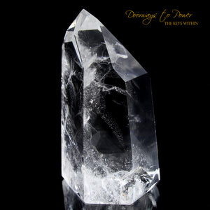 Lemurian Phantom Quartz Master Crystal Point (Polished)