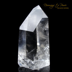 Large Polished Lemurian Light Phantom Quartz Master Crystal Point 