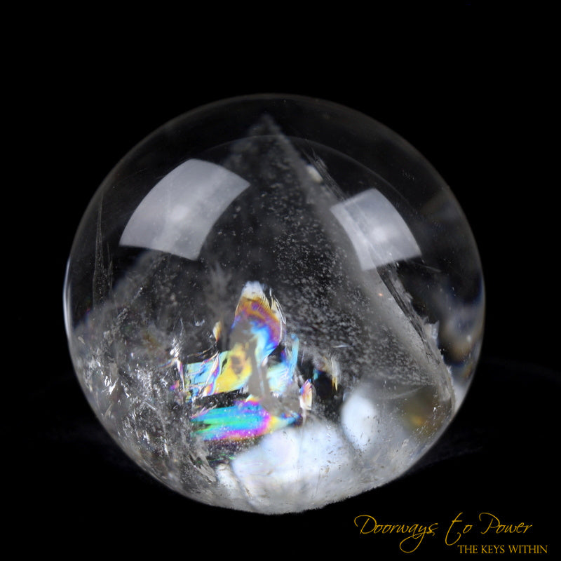 Satyaloka Azeztulite Phantom Quartz Crystal Sphere 'Holy Silence'