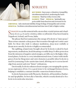 Scolecite Crystal Properties