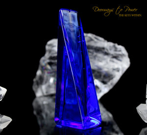 Siberian Blue Quartz Crystal Altar Stone