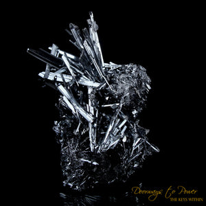 Stibnite Specimen 'VOYAGER'